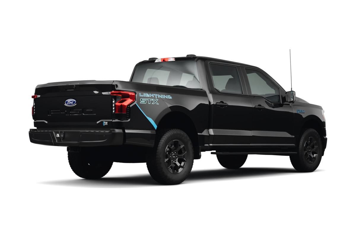 Ford F-150 Lightning - Back view Ford F-150 Lightning - Back view